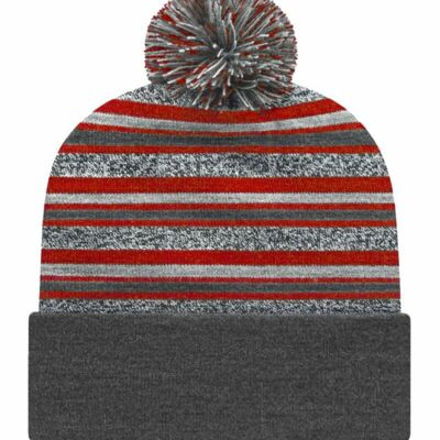 USA-Made Striped Beanie Thumbnail