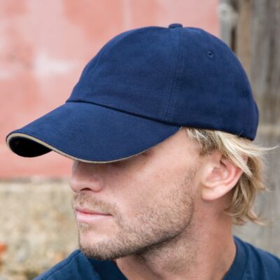 Pro-Style Heavy Brushed Cotton Cap With Sandwich Peak Thumbnail