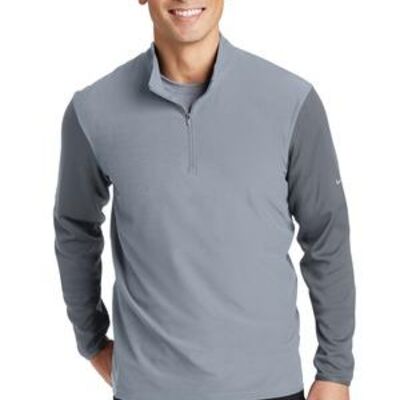 NIKE - Dri FIT Fabric Mix 1/2 Zip Cover Up Thumbnail