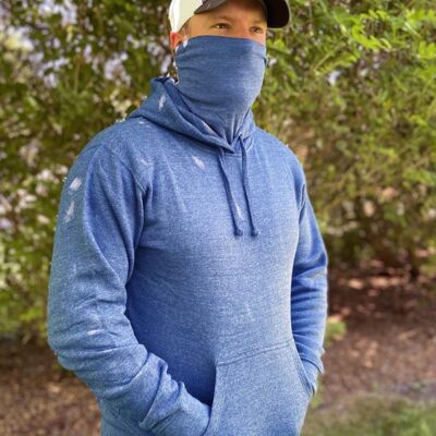 SEW N STITCHES - J. America - Gaiter Fleece Hooded Sweatshirt - 8879 Thumbnail