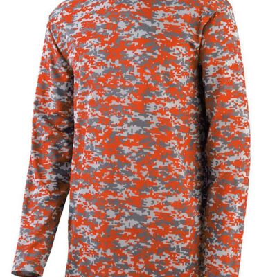 SEW N STITCHES - BADGER -  Youth Digi Camo Wicking Long Sleeve T-Shirt Thumbnail