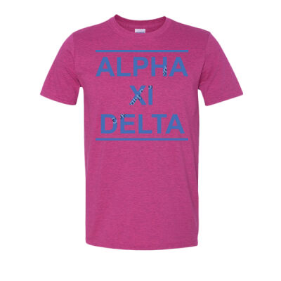 AXID Greek Gildan Softstyle T-shirt Thumbnail