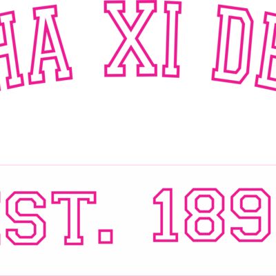 Alpha Xi Delta established to be used on dark fabric Thumbnail